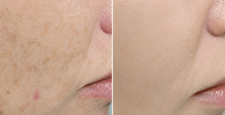 Pigmentation & Vascularity spider cheeks
