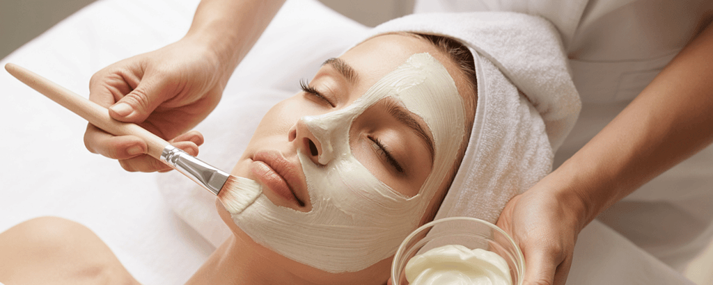 getting a facial